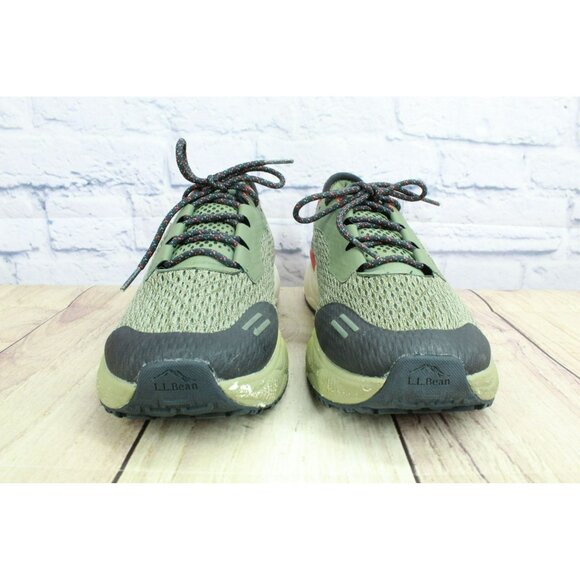 LL Bean Dirigo Green Mesh Lace Up Lightweight Comfort Sneaker Shoes Size 10 M - Picture 4 of 9